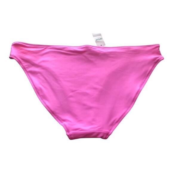 Aerie NWT Sleek Stylish Full Coverage Bold Hot Pink Shade Bikini Bottom Medium - Picture 10 of 11